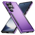 thumbnail image 1 of for Samsung Galaxy S25 Ultra Case: Dual Layer Protective Heavy Duty Cell Phone Case Shockproof Rugged Bumper Tough Hand Grip - Military Grade Drop Tested for Samsung Galaxy S25 Ultra, Purple+Black, 1 of 6