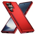 thumbnail image 1 of for Samsung Galaxy S25 Ultra Case: Dual Layer Protective Heavy Duty Cell Phone Case Shockproof Rugged Bumper Tough Hand Grip - Military Grade Drop Tested for Samsung Galaxy S25 Ultra, Red, 1 of 6