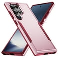 thumbnail image 1 of for Samsung Galaxy S25 Ultra Case: Dual Layer Protective Heavy Duty Cell Phone Case Shockproof Rugged Bumper Tough Hand Grip - Military Grade Drop Tested for Samsung Galaxy S25 Ultra, Pink+Rose, 1 of 6
