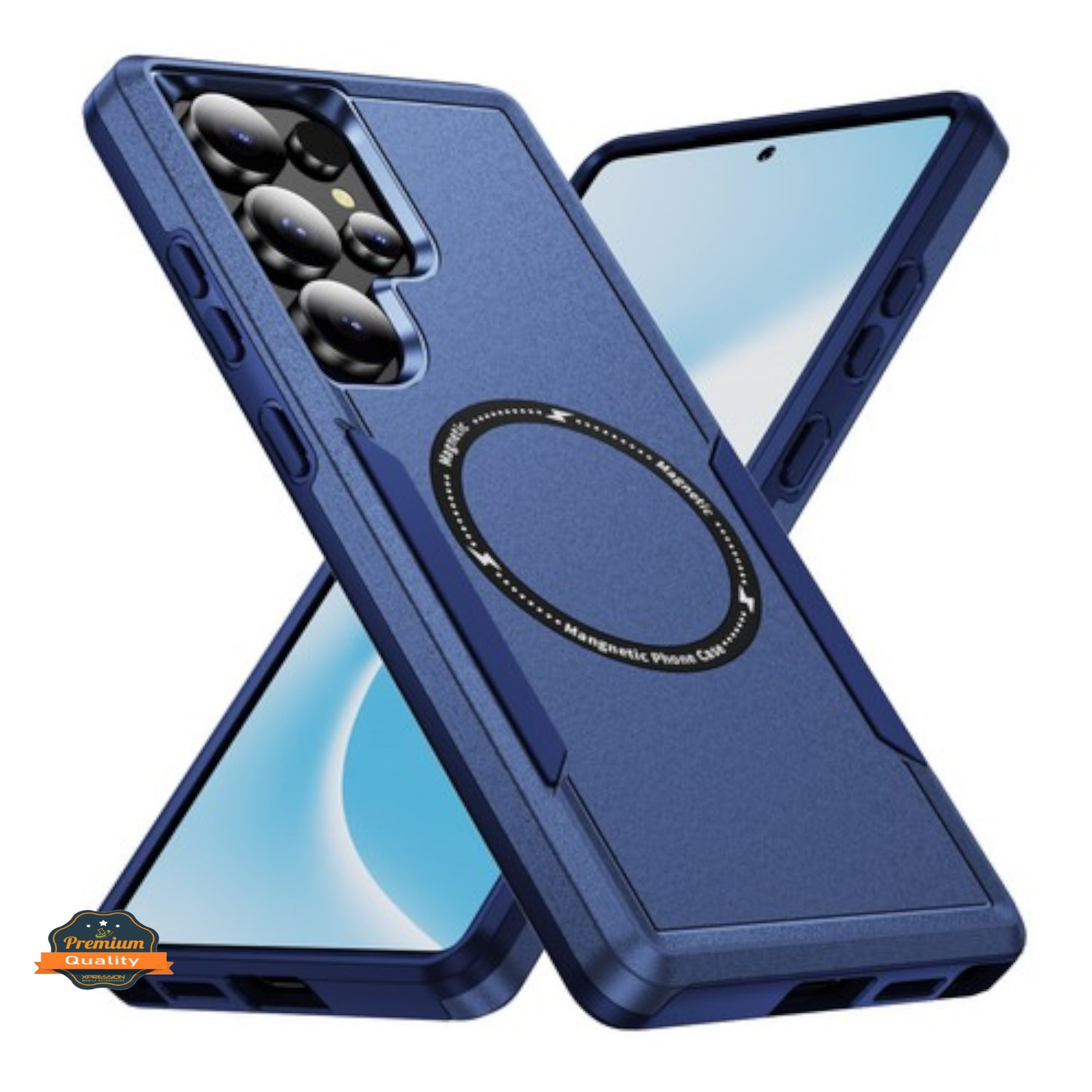 galaxy s25 phone cases Samsung Galaxy S25 Blue Wildflower Clear Case – Caseco Inc