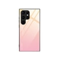 thumbnail image 1 of for Samsung Galaxy S25 Ultra Case, Luxury Anti-Scratch Gradient Color Tempered Glass Back + Soft TPU Silicone Bumper Frame Cover Shockproof Protective Case for Samsung Galaxy S25 Ultra - Pink, 1 of 8