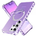 thumbnail image 1 of For Samsung Galaxy S25 Ultra Case, Matte Translucent PC  Back Cover Not-Yellowing Corner Protective Invisible Kickstand Bumper Shockproof Anti-Scratch Phone Case for Samsung Galaxy S25 Ultra, Purple, 1 of 6
