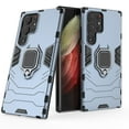 thumbnail image 1 of for Samsung Galaxy S25 Ultra Case with Metal Ring Holder Stand, Military Grade Dual-Layers Hybrid Armor Shockproof Heavy Duty Protective Phone Case for Samsung Galaxy S25 Ultra, Navy, 1 of 7