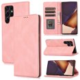 thumbnail image 1 of for Samsung Galaxy S25 Ultra Case, PU Leather Case, Vintage Wallet Case Book Folding Flip Case with Kickstand Card Holders Slots Magnetic Closure Protective Cover for Samsung Galaxy S25 Ultra,Rosegold, 1 of 9