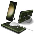 thumbnail image 1 of for Samsung Galaxy S25 Ultra Case with Stand, Magnetic Rugged Military Grade Shockproof Portective Case Compatible with MagSafe Wireless Charger&Magnetic Car Mount Holder Phone Case,Darkgreen, 1 of 10