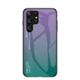 thumbnail image 1 of for Samsung Galaxy S25 Ultra Case,Tempered Glass Gradient Color Pattern + TPU Frame Hybrid Slim case for Samsung Galaxy S25 Ultra, Case Anti-Scratch Anti-Drop Anti-fingerprint, Purple, 1 of 8