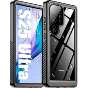 Nineasy Waterproof Case for Samsung Galaxy S25 Ultra with Built in Screen Protector