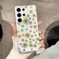 thumbnail image 1 of for Samsung Galaxy S25 Ultra Flower Case, Luxury Floral Pattern Clear Shockproof [Hard PC Back Soft TPU Edge] Ultra Slim Anti-Scratch Phone Cover for Girls Women Samsung Galaxy S25 Ultra, A, 1 of 11