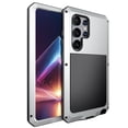 thumbnail image 1 of for Samsung Galaxy S25 Ultra Hard Case, Luxury Shockproof 3-Layer Protection [Without Screen Protector] Heavy Duty Protection Cover Metal Rugged Case for Samsung Galaxy S25 Ultra, Silver, 1 of 1