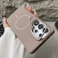 thumbnail image 1 of For Samsung Galaxy S25 Ultra Magnetic Phone Case,With Retractable Lens Ring Kickstand,Compatible with Mag-Safe,Military-Grade Protection,Skin Feel,Shcokproof Ultra Slim Thin Fit Phone Case,Desertgold, 1 of 7