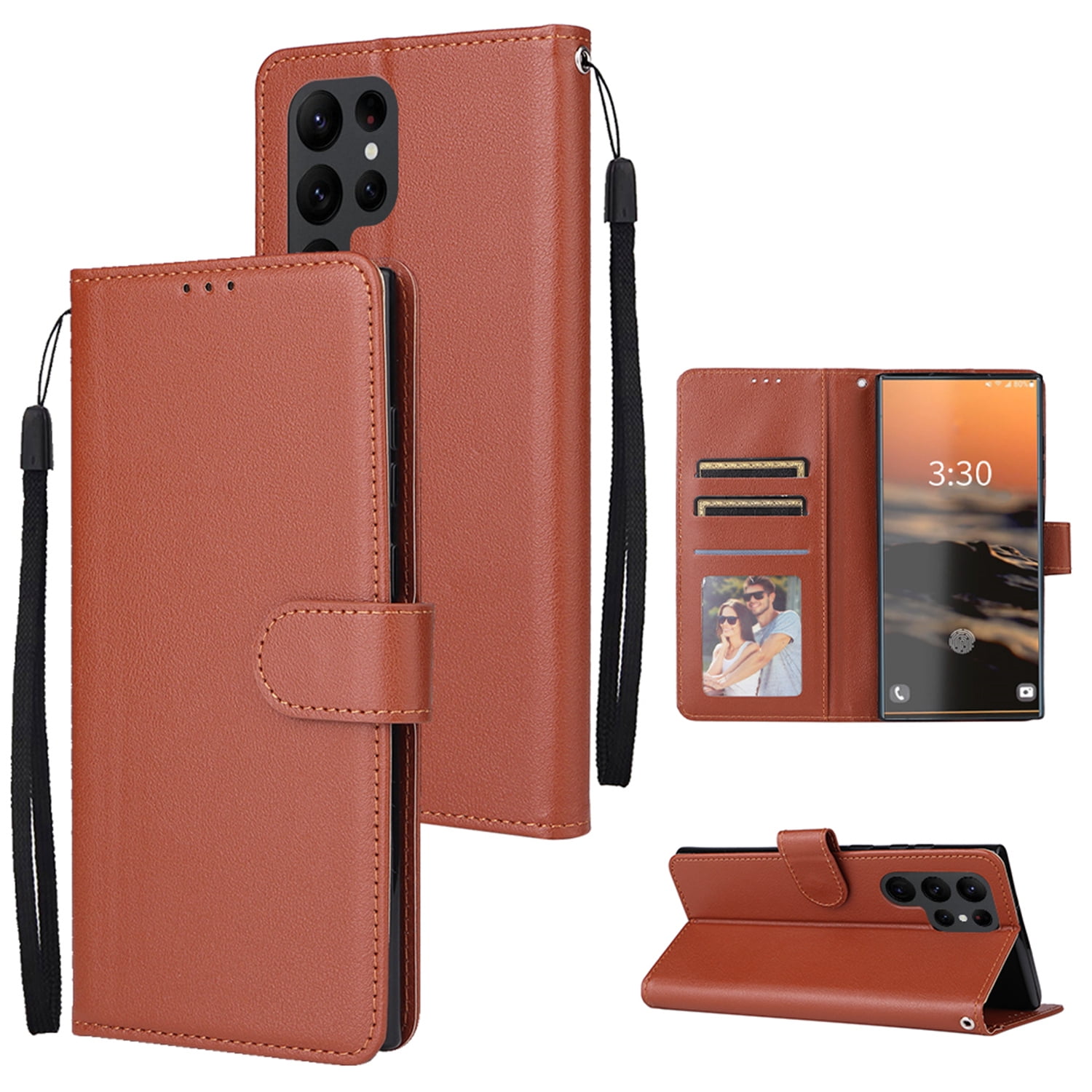 for Samsung Galaxy S25 Ultra PU Leather Case | Wallet Phone Case with