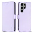 thumbnail image 1 of for Samsung Galaxy S25 Ultra Phone Case, [3 Credit Card Slots] Slim Flip Folio Book Shockproof Holder Stand Case, Classic Full Body Protective Women Men for Galaxy S25 Ultra Wallet Cover, Purple, 1 of 8
