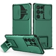 thumbnail image 1 of for Samsung Galaxy S25 Ultra Phone Case with Slide Camera Cover, Kickstand Rugged Military Grade Shockproof TPU Rubber Anti-Scratch Hard PC Back Cover for Samsung S25 Ultra, Green, 1 of 11