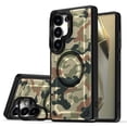 thumbnail image 1 of for Samsung Galaxy S25 Ultra Protective Rugged Case with Adjustable Camera Magnetic Kickstand, Luxury Shockproof Hybrid TPU + PC Ultra Slim Portable Phone Case Cover, Compatible with MagSafe, G, 1 of 5