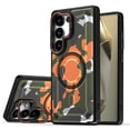 thumbnail image 1 of for Samsung Galaxy S25 Ultra Protective Rugged Case with Adjustable Camera Magnetic Kickstand, Luxury Shockproof Hybrid TPU + PC Ultra Slim Portable Phone Case Cover, Compatible with MagSafe, A, 1 of 5