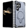 thumbnail image 1 of for Samsung Galaxy S25 Ultra Rugged Grip Phone Case,Compatible with MagSafe,Magnetic Case For Samsung Galaxy S25 Ultra, Military-Grade Protection Anti-Scratch Anti-Slip Shockproof Cover,Gray, 1 of 7