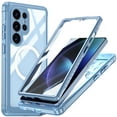 thumbnail image 1 of for Samsung Galaxy S25 Ultra Shockproof Dustproof Case, Compatible with MagSafe Heavy Duty/Military Grade/Rugged Protection Built in Screen Protector Phone Case for Samsung Galaxy S25 Ultra, Blue, 1 of 5