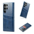 thumbnail image 1 of Samsung Galaxy S25 Ultra Wallet Case - 2 Card Holder Slots [Slim + Protective] Luxury Premium Leather - Drop Tested Shockproof Anti-Scratch Men's Classic Retro Cover for Samsung Galaxy S25 Ultra,Blue, 1 of 7
