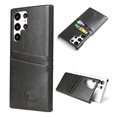 thumbnail image 1 of for Samsung Galaxy S25 Ultra Wallet Case with Card Holder, Vintage Oil Wax Pattern PU Leather Cover Rugged PC Shockproof Protective Slim Lightweight Case for Samsung Galaxy S25 Ultra, Gray, 1 of 7