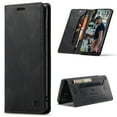thumbnail image 1 of for Samsung Galaxy S25 Ultra Wallet Case PU Leather Flip Book Style Folio Strong Magnetic Closure RFID Blocking Protective Cover Credit Card Holder Kickstand Function Men Phone Case, Black, 1 of 10