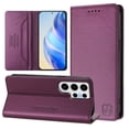 thumbnail image 1 of for Samsung Galaxy S25 Ultra Wallet Case PU Leather Folio Flip Cover with RFID Blocking Credit Card Holder, Kickstand Protective Shockproof Cover for Samsung Galaxy S25 Ultra Purse Case, Darkpurple, 1 of 11