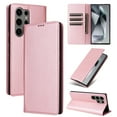 thumbnail image 1 of for Samsung Galaxy S25 Ultra Wallet Case with RFID Blocking Credit Card Holder, Magnetic Closure PU Leather Folio Flip Kickstand Shockproof Cover Women Men for Samsung Galaxy S25 Ultra,Rosegold, 1 of 8