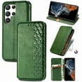 thumbnail image 1 of for Samsung Galaxy S25 Ultra Wallet Case with RFID Blocking Credit Card Holder, PU Leather Magnetic Closure Flip Kickstand Shockproof Cover Women Men For Samsung Galaxy S25 Ultra Phone case,Green, 1 of 8