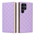 thumbnail image 1 of For Samsung Galaxy S25 Ultra Wallet Phone Case,PU Leather Folio Flip Kickstand,With Wrist Strap&Shoulder Strap,Card Slots,Shockproof Rugged Anti-fall Crossbody Phone Case Cover,Purple, 1 of 8