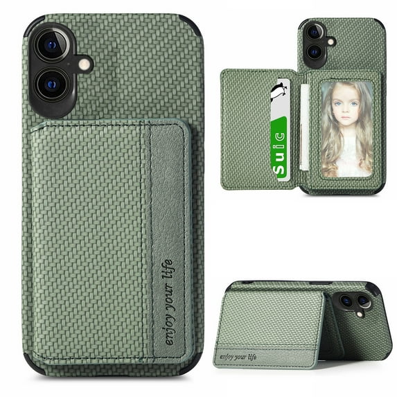 for Samsung Galaxy S25+ Wallet Case, Built-in Card Holder, RFID Blocking, PU Leather Kickstand, Back Flip Magnetic Closure, Durable Shockproof Magnetic Car Phone Cover for Women and Men,Green