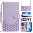 thumbnail image 1 of for Samsung Galaxy S25 Wallet Case for Men Women, RFID Blocking Card Holder Slots, Wrist Strap & Shoulder Strap Shockproof TPU Inner, Kickstand PU Leather Protective Phone Cover, Purple, 1 of 10