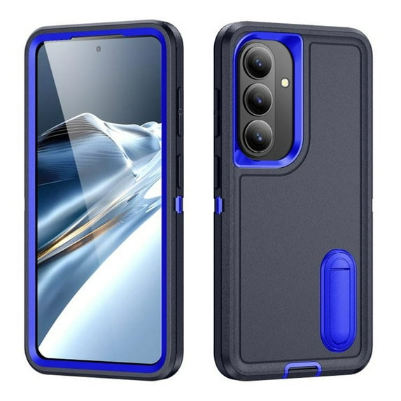 For Samsung Galaxy S26 5G 6.3" Phone Case with Built in Kickstand, Shockproof/Dustproof/Drop Proof Heavy Duty Military-Grade Rugged Protective Cover for Samsung Galaxy S26 5G,Blue,For Galaxy S26 5G