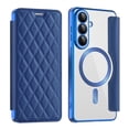 thumbnail image 1 of For Samsung Galaxy S26+ 5G Wallet Cell Cover, RFID Blocking, PU Leather,Compatible With MagSafe , With Flip Cover Multi-Card Slots Pocket, Ultra Thin Magneti Protective Cover,Dark blue, 1 of 7