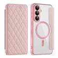 thumbnail image 1 of For Samsung Galaxy S26 5G Wallet Cell Cover, RFID Blocking, PU Leather,Compatible With MagSafe , With Flip Cover Multi-Card Slots Pocket, Ultra Thin Magneti Protective Cover,Pink,For Galaxy S26 (5G), 1 of 8