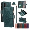 thumbnail image 1 of For Samsung Galaxy S26 FE 5G Wallet Case, 9 Card Slots RFID Blocking Crossbody Leather Cover, Zipper Pocket, Detachable Wrist & Shoulder Strap, Magnetic Shockproof Protective Phone Case for Women, 1 of 11