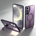 thumbnail image 1 of for Samsung Galaxy S26 Magnetic Case with [Invisible Built-in Stand] [Heat Dissipation], [Wireless Charging Support] Anti-Scratch Slim Shockproof Cover for Samsung Galaxy S26, Purple, 1 of 4