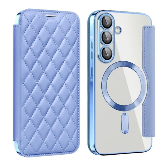 For Samsung Galaxy S26 Plus 5G Wallet Cell Cover, RFID Blocking, PU Leather,With Flip Cover Multi-Card Slots Pocket, Ultra Thin Magneti Protective Cover,Blue,For Galaxy S26 Plus 5G