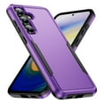 thumbnail image 1 of for Samsung Galaxy S26 Plus Case, Dual Layers Shell Hard PC + Soft TPU Back Shell Heavy Duty Military Drop Protection Rugged Shockproof Hybrid Case for Samsung Galaxy S26 Plus, Purple/Black, 1 of 6