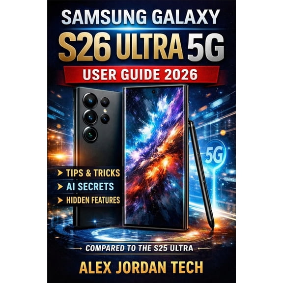 Samsung Galaxy S26 Ultra 5G User Guide 2026: A Complete Step-by-Step Manual for Beginners, Seniors & Upgraders - Tip, (Paperback)