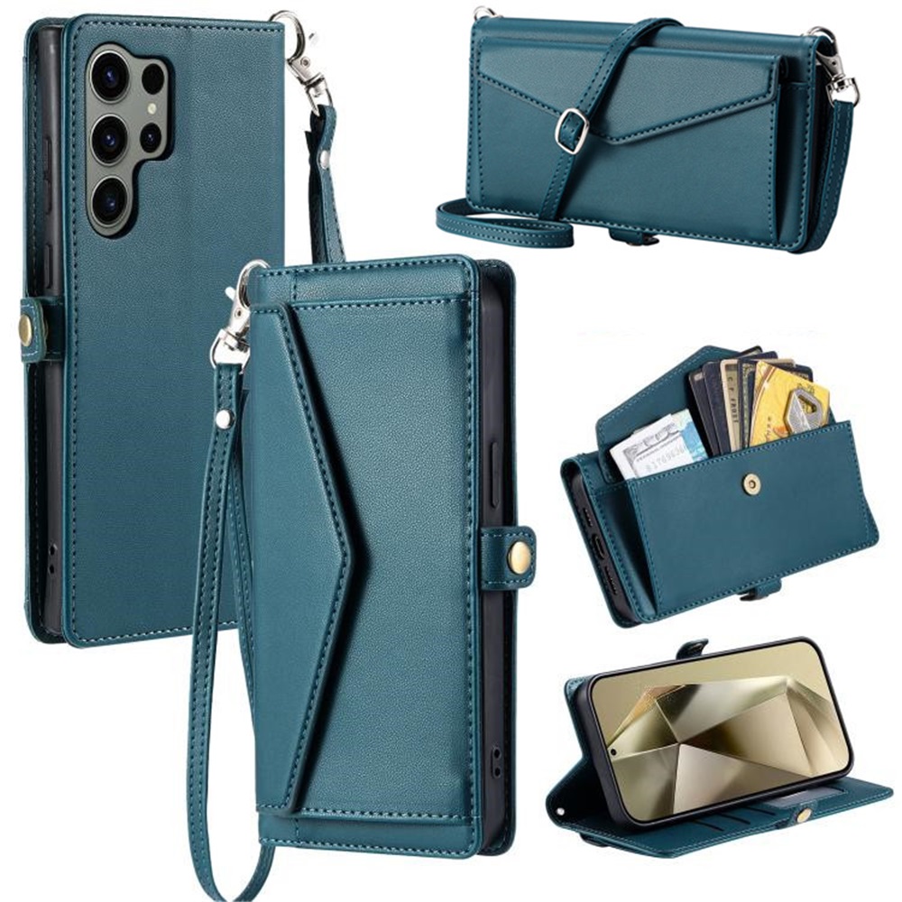 Xinyunew Cover Per Galaxy S9 Con Portafoglio - Custodia Flip In Pelle PU Con Vetro Temperato, Slot Per Carte E Chiusura Magnetica - Nero