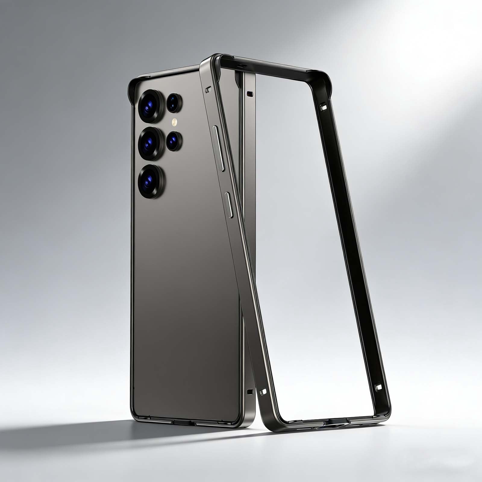 For Samsung Galaxy S26 Ultra Bumper Metal Frame Case,Slim Frameless ...