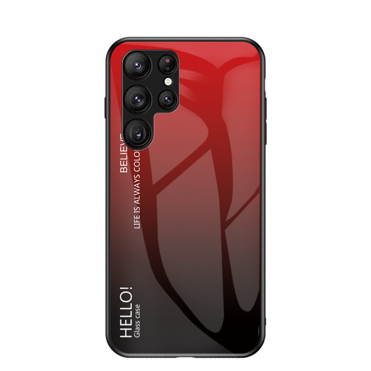 for Samsung Galaxy S26 Ultra Case, [Tempered Glass Back] Marble Pattern ...