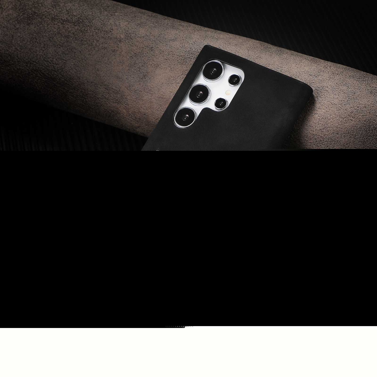 thumbnail image 1 of for Samsung Galaxy S26 Ultra PU Leather Back Case, Retro Skin Friendly Classic Card Slot Ultra Slim Shockproof Business Phone Cover for Men Women for Samsung Galaxy S26 Ultra, Black, 1 of 8