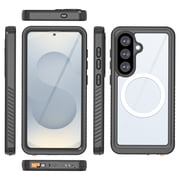 Samsung Galaxy S26 Waterproof Phone Case, Heavy Duty 360  Full Body Protective Cover, Shockproof/Dustproof/Snowproof, with Magnetic Function, Black