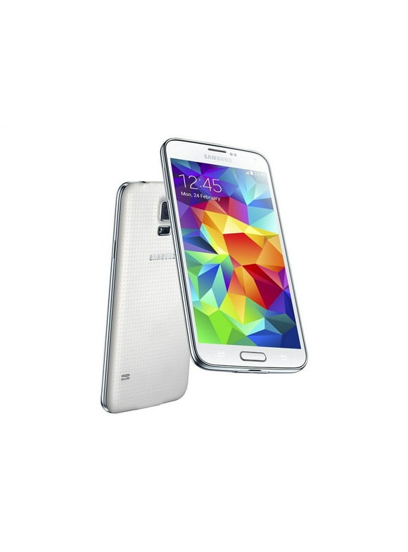 Samsung Galaxy S5 - SM-G900V - smartphone - 4G LTE - 16 GB - microSDXC slot - CDMA / GSM - 5.1" - 1920 x 1080 pixels (432 ppi) - Super AMOLED - 16 MP - Android - Verizon - shimmery white