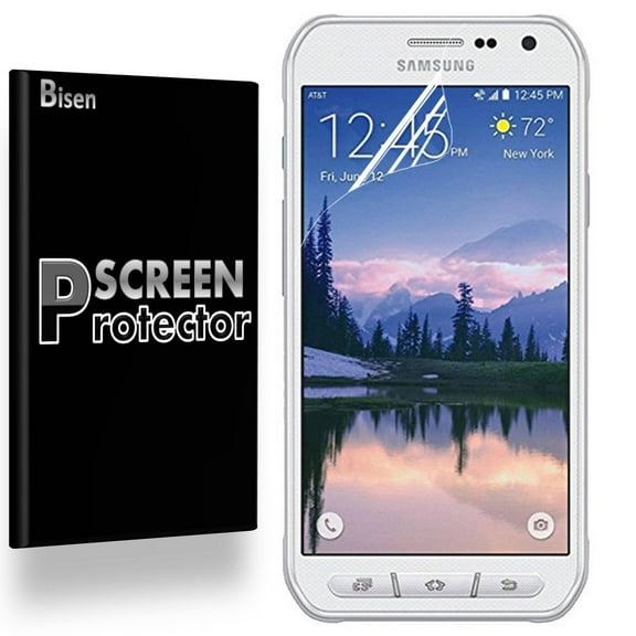 Samsung Galaxy " S6 Active "[4-Pack BISEN] Ultra Clear Screen Protector, Anti-Scratch, Anti-Shock