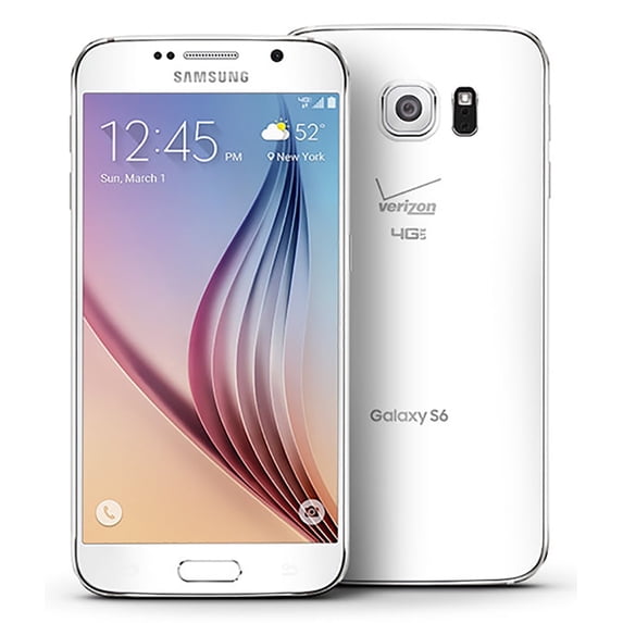 Pre-Owned Samsung Galaxy S6 G920V 32GB Verizon CDMA 4G LTE Octa-Core Android Phone w/ 16MP Camera - White