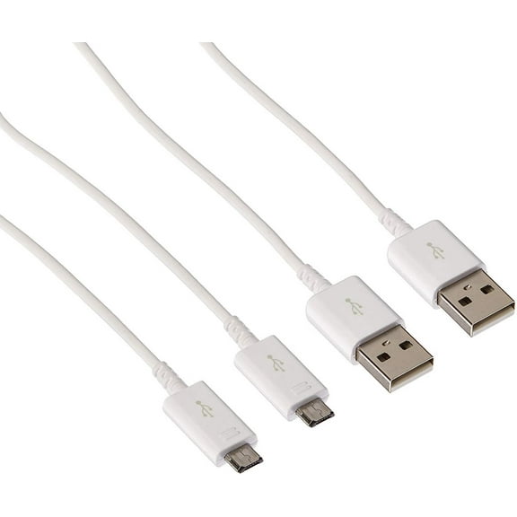 Samsung Galaxy S6 & Galaxy Edge 6 Micro USB Original Samsung Data Sync Charging Cable 4FT (2 pack)