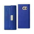 thumbnail image 1 of Samsung Galaxy S6 Genuine Leather Rfid Wallet Case And Metal Buckle Belt In Ultramarine, 1 of 4