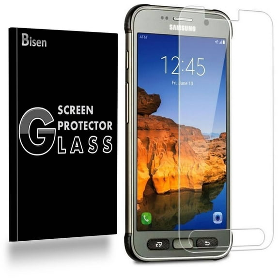 Samsung Galaxy S7 Active (NOT For Samsung S7 / S7 Edge) [2017 Release] [2-Pack BISEN] 9H Tempered Glass Screen Protector, Anti-Scratch, Anti-Shock, Shatterproof, Bubble Free