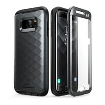 Samsung Galaxy S7 Edge Case, Clayco [Hera Series] Full-body Rugged Case with Built-in Screen Protector for Samsung Galaxy S7 Edge (2016 Release) (Black)